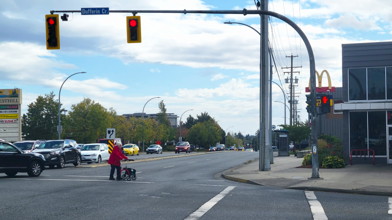 Timing tweak for pedestrians hoped to provide safer crossings at crash-prone Nanaimo intersections