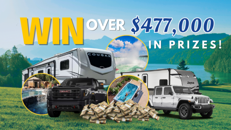 Tickets now on sale for 25th Annual Cash and Camping Super Lottery ...
