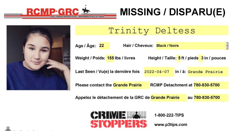 Grande Prairie RCMP looking for missing 22-year-old | EverythingGP