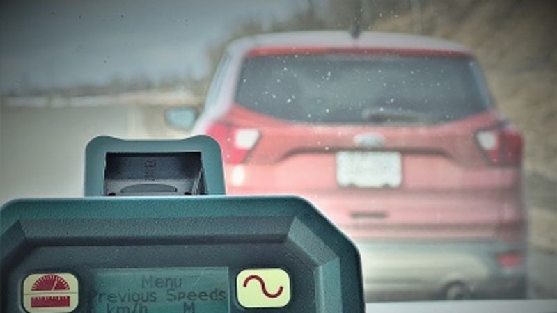 New driver clocked at nearly 70 km/h over posted speed limit | CKPG Today