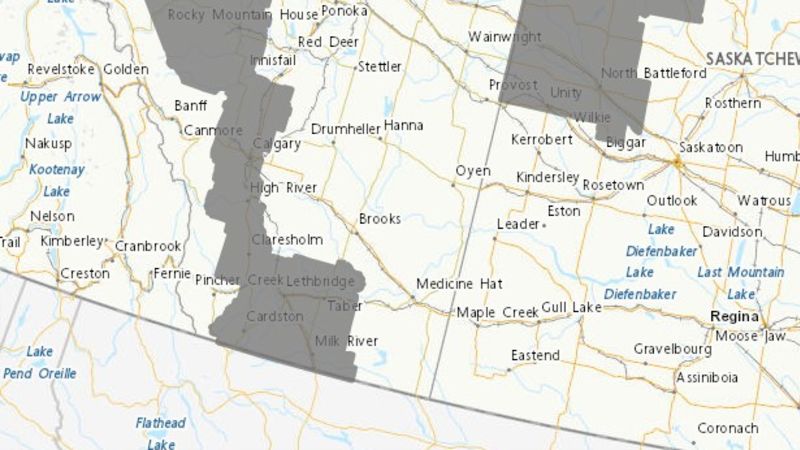 Special air quality statement issued for parts of southern Alberta ...