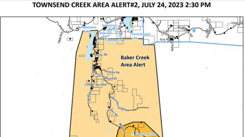 Townsend Creek evacuation order rescinded | CKPG Today